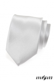 Fehér fényes sima nyakkendő