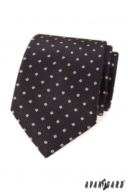Barna nyakkendő mintával