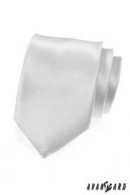 Sima ezüst nyakkendő