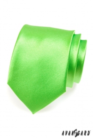 Férfi nyakkendő, közepes-zöld