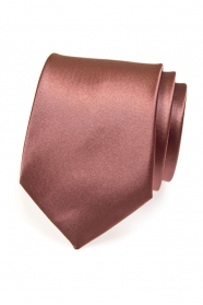 Egyszínű nyakkendő - barna