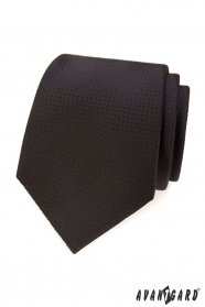Barna nyakkendő, pontozott szerkezettel