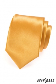 Férfi nyakkendő arany színben