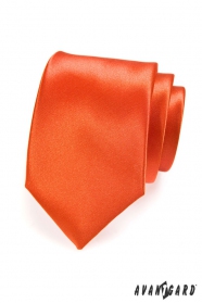 Narancs egyszínű nyakkendő
