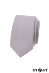 Szürke keskeny nyakkendő