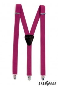 Nadrágtartó Y-alakú 3-klip tartó, világos lila