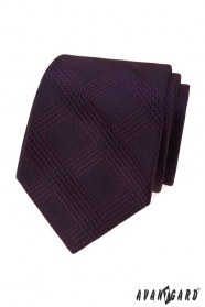 Férfi nyakkendő bordó csíkokkal
