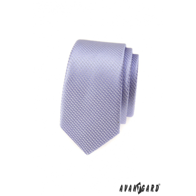 Lila vékony mintás Avantgard nyakkendő