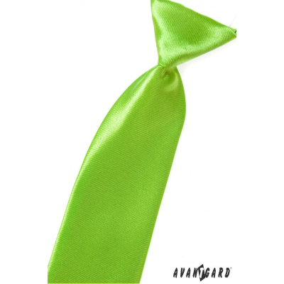 Világos zöld fényes fiú nyakkendő