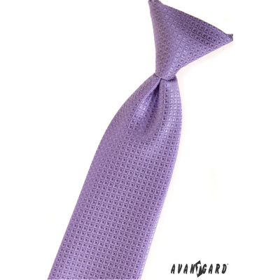 Fiú nyakkendő lila strukturált
