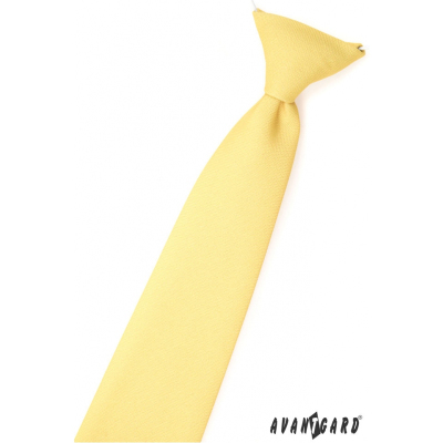 Sárga matt fiú nyakkendő