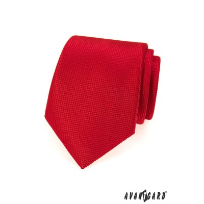 Piros férfi Avantgard nyakkendő struktúrával