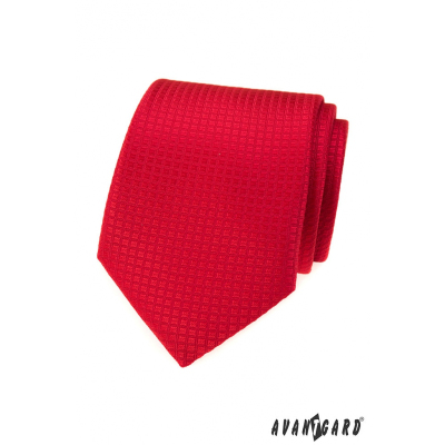 Piros nyakkendő szerkezettel
