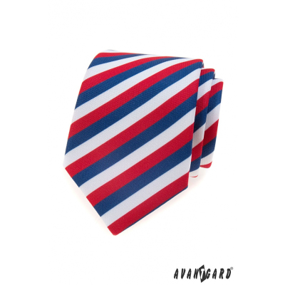 Férfi nyakkendő Tricolor Lux
