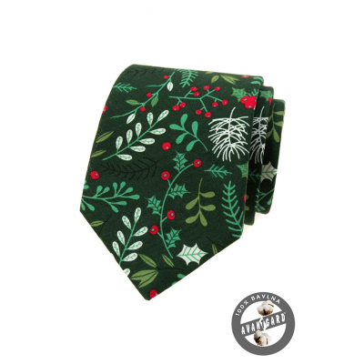 Zöld karácsonyi nyakkendő