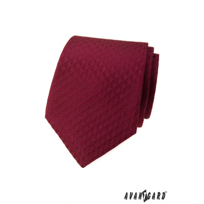 Burgundi nyakkendő 3D-s mintával