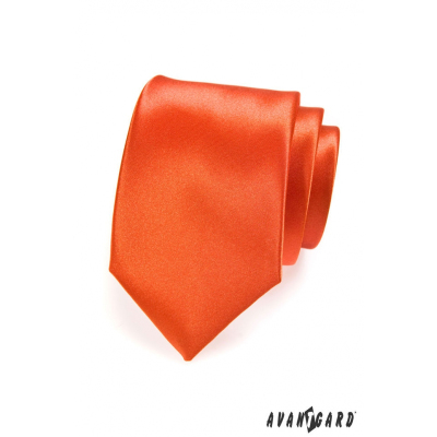 Narancs egyszínű nyakkendő