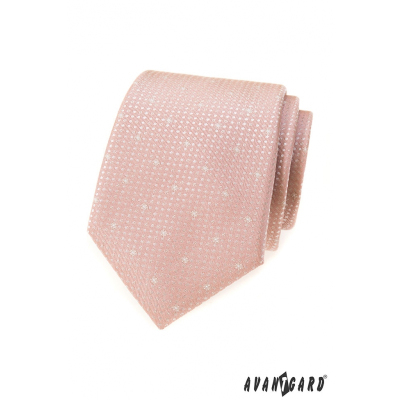 Por rózsaszín nyakkendő hópelyhekkel