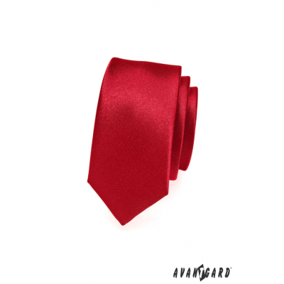 Sima egyszínű piros nyakkendő