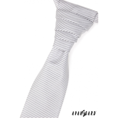 Esküvői nyakkendő, fényes csíkkal