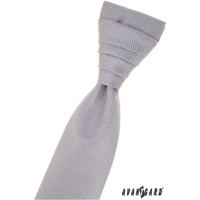 Szürke strukturált francia nyakkendő