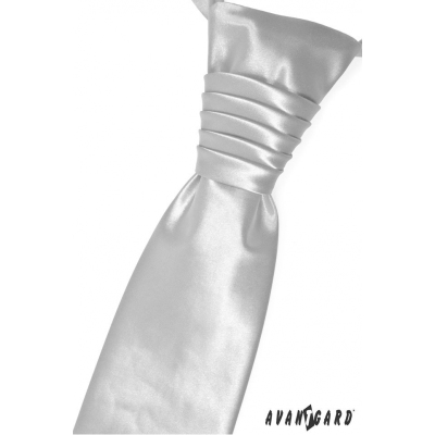 Ezüst esküvői nyakkendő