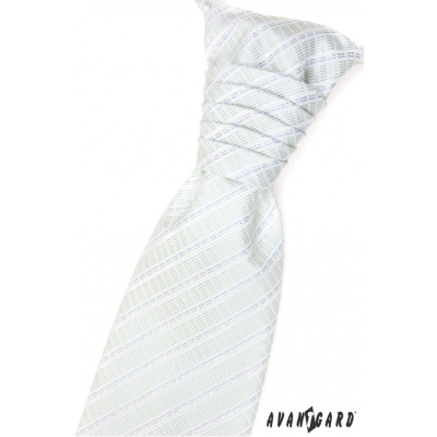 Zöld esküvői csíkos nyakkendő