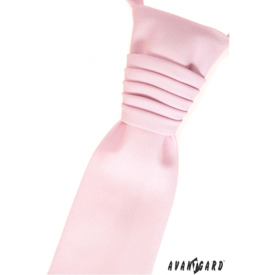 Francia nyakkendő rózsaszín