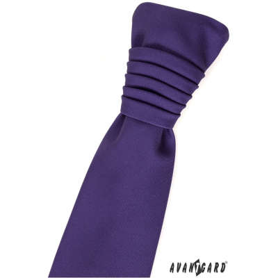 Francia nyakkendő lila 9824