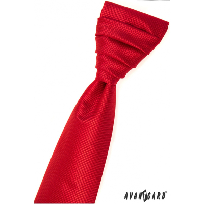Strukturált francia piros nyakkendő