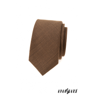 Fahéjas barna keskeny nyakkendő