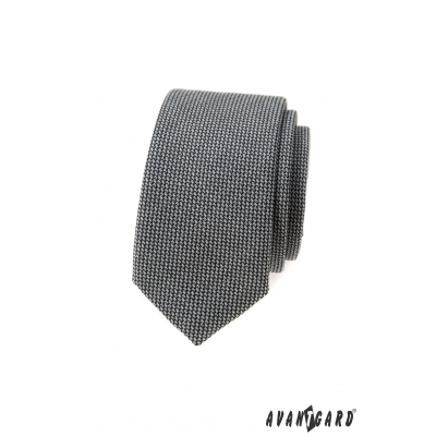 Szürke 5 cm keskeny nyakkendő
