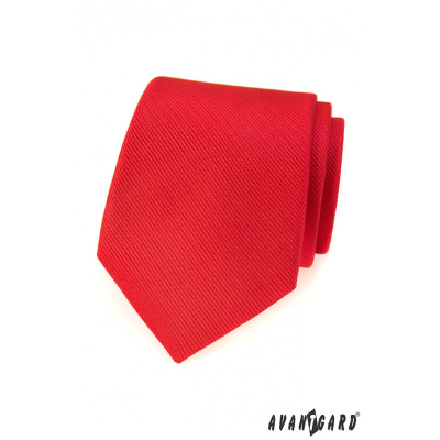 Piros Avantgard nyakkendő finom szerkezetű