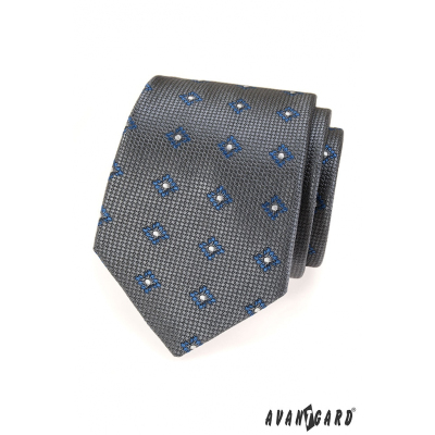 Szürke kék nyakkendő