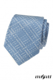 Világoskék nyakkendő szőtt mintával