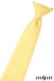 Sárga matt fiú nyakkendő