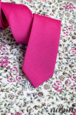 Fukszia matt nyakkendő - szélesség 7 cm