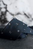Kék nyakkendő barna kutya - szélesség 7 cm