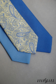 Kék férfi nyakkendő, matt felülettel - szélesség 7 cm