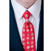 Gyermek piros karácsonyi nyakkendő 44 cm