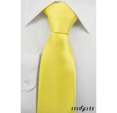 Sárga, matt Avantgard nyakkendő - szélesség 7 cm